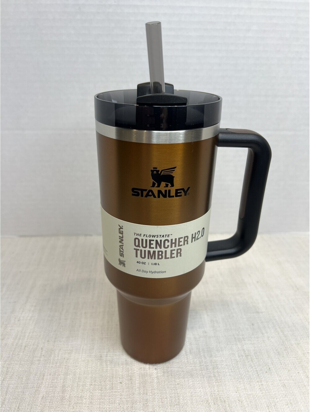 Maple Glow Stanley Quencher H2.0 40 oz Insulated Tumbler Handle & Straw